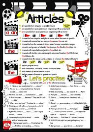 Definite And Indefinite Articles Interactive And Downloadable Worksheet You Can Do The Ex English Articles Teaching English Grammar English Teaching Resources