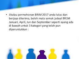 Sebelum berjaya mengakses sepenuhnya aplikasi sistem semakan online anda diminta untuk menjawab soalan keselamatan contohnya seperti pada lampiran. Brim 2017 Semakan Br1 M Online