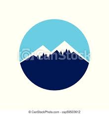 Triangle with circle on top symbol. Icy Mountain Top Circle Symbol Design Icy Mountain Top Circle Vector Symbol Graphic Logo Design Template Canstock