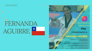 Además es la cuarta deportista de la disciplina que representaría a chile en los juego olímpicos. Conozcamos A La Atleta Fernanda Aguirre Ramirez Taekwondo Youtube