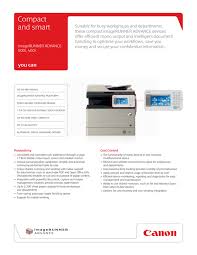Sortie couleur et noir et blanc à 25 ppm. Imagerunner Advance 400i 500i Manualzz