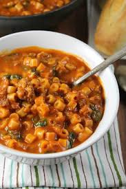 Italian Sausage Pasta Soup Recipe From Miss In The Kitchen Nourisheverybody Sponsored Pasta Soup Recipes Italian Sausage Pasta Tomato Soup Recipes