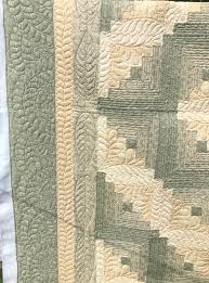 The pretty, wavy border was made with a scallops, vines & waves template for quilt in a day and it is bound with. How To Quilt A Log Cabin Quilt Cindy Roth Quilter