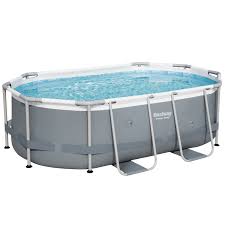 Ein pool im garten ist luxus und teuer? Bestway Replacement Pools 56937 Power Steel 9 10 X6 7 X33 3 00m X2 00m X84cm Oval Pool Bestwaystore Eu