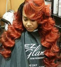 Curly Orange Side Part Sew In Hair Styles Black Hairstyles With Weave Sew In Hairstyles