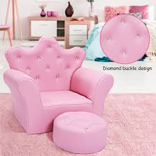 The lane kids chair and ottoman with storage is great way to outfit the kids in your family room or home theater. Pink Kids Sofa Armrest Chair Couch Child Girl Toddler Birthday Gift W Ottoman Baby Seats Sofa Aliexpress