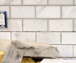 Also, smooth tiles with small joints are the easiest to grout while porous tiles with large joints are more work. How To Tile A Backsplash Part 2 Grouting And Sealing A Backsplash Pretty Handy Girl