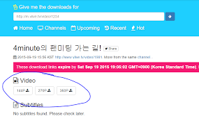 The process starts with vlive page link. Download Videos From Naver V App