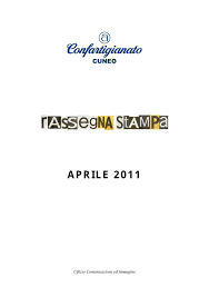 APRILE 2011 - Confartigianato Imprese Cuneo