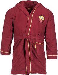 As roma 2019/2020 kits for dream league soccer 2019, and the package includes complete with home kits, away and third. As Roma Bademantel Aus Mikrofrottee Platzsparend Fur Kinder 12 14 Jahre Mit Wappen A S Rom Offiziell Gelb Und Rot Amazon De Bekleidung