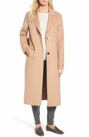 Kenneth Cole New York Double Face Wool Blend Long Coat Nordstrom Athleisure Wear Coats For Women Coat