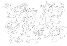 It has the ability to alter the. Eevee Pokemon Coloring Pages For Kids Drawing With Crayons