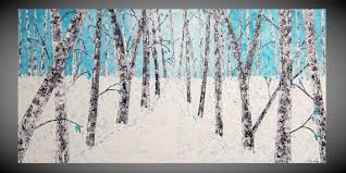 White Birch Trees For Sale Near Me Abstract Birch Tree Painting Acrylic Painting On By Acrylkreativ Met Afbeeldingen Boom Schilderijen Idee Verf Canvas