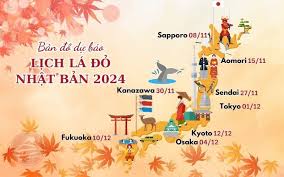 Dự báo lịch ngắm lá đỏ Nhật Bản mùa thu 2024 - Du lịch Nhật Bản NhatbanAZ