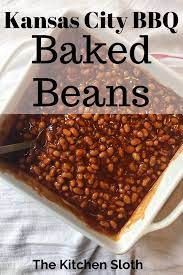 Kansas City Bbq Baked Beans The Kitchen Sloth Recipe Bbq Baked Beans Bbq Baked Beans Recipes Baked Beans