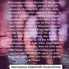 Feb 26, 2020 · ghosting klingt für viele erst einmal nach halloween, verkleidung und spaß. Spruche Uber Narzissten Narzissmus Selbsthilfe Deutschland