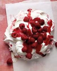 Raspberry Ripple Meringue Recipe Recipe Raspberry Recipes Food Berry Dessert