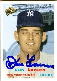 Don Larsen autographed Baseball Card (New York Yankees) 2004 Topps All Time  Favorites Baseball Card #150