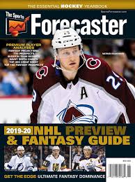 The Sports Forecaster 2019 20 Nhl Preview Fantasy Hockey