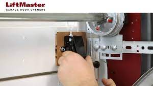 For the door to close correctly without reversing, the safety sensors need to be aligned perfectly, and there should be nothing in the way of the light beam. How To Install The Cable Tension Monitor On A Liftmaster Garage Door Opener Model 8500 Youtube