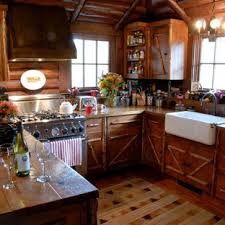 See the rest of this fabulous home designed by thom filicia here: Small Log Cabin Kitchens Houzz