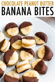 Chocolate Peanut Butter Banana Bites Eating Bird Food Recipe Peanut Butter Recipes Peanut Butter Banana Bites Healthy Snacks Easy
