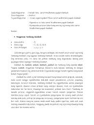 20) aja ninggal agami iku dasar utama satuhu uga penting tatakrama yekti ngadohke ing payendu laku becik kang utama. Materi Gambuh 11