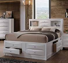 Verona bedroom offers a fresh aim and outlook of the modern bedroom. 1pc Modern White Color Finish Eastern King Size Storage Bed Bedroom Furniture Buy Online In Andorra At Andorra Desertcart Com Productid 222821169