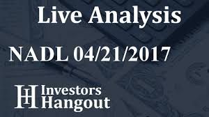 nadl stock live analysis 04 21 2017