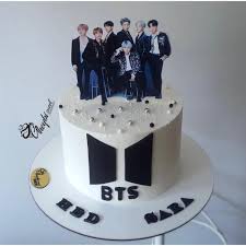 Bts cake topper, bts centerpiece, bts party supply, bts cupcake topper, bts sticker, bts party decor, bts dynamite. Bts Group Kpop Cake Topper Birthday Birthday Cake Decoration Shopee Singapore
