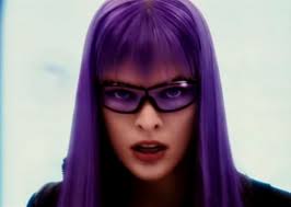 Milla Jovovich With Purple Hair In The Movie Ultraviolet Purple Hair Dyed Hair Purple Hair Styles