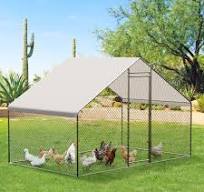 Amazon.com: Gallinero de metal grande, jaula para aves de ...