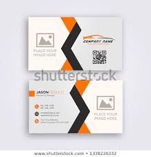 Modern Business Card Or Visiting Card Template Design With Inspiration From The Abstract Contact Modern Business Cards Visiting Card Templates Visiting Cards