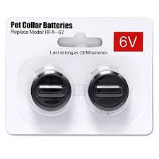 2 Packs Pet Collar Batteries Compatible With Petsafe Rfa 67 6 Volt Replacement Batteries Review Pet Collars Pets Pet Safe