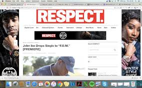 RESPECT Magazine Premieres New John Ibe Single 'F.O.M'