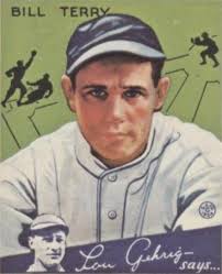 Bill Terry Trading Cards for sale