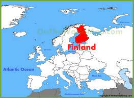 Finland shares borders with norway, russia and sweden. Finland Location On The Europe Map C Ontheworldmap Com Quote Via Ontheworldmap Com Europe Map Finland Location World Map Europe