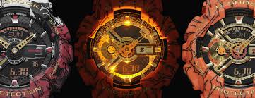 Si possono notare scene prese dagli allenamenti di goku per diventare sempre più potente nel corso dei vari episodi e raggiungere il livello di super saiyan. G Shock Watches Featuring One Piece Dragon Ball Z