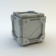 Sci Fi Cube 3d Model 3d Model Futuristic Design Spaceship Interior