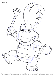 The collection of super mario brothers koopalings for printing coloring page. Lemmy Mario Kart Coloring Pages Coloring Pages For Kids