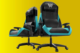 Homall gaming chair office chair high back computer chair leather desk chair racing executive ergonomic adjustable swivel task chair with headrest and lumbar support (white). Acer Woos Desktop Gamers With 360hz G Sync And A Gaming Chair That Rubs Your Neck Pcworld