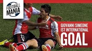 La intención del millonario es lograr la compra de pase del atacante. Giovanni El Cholo Simeone S 1st International Goal River Plate Arg Youtube