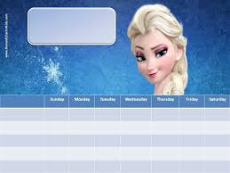 Frozen Sticker Charts