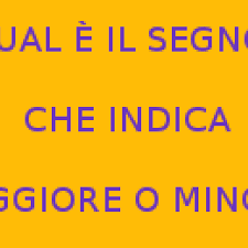 I cambiamenti al numero maggiore segnano i limiti della compatibilità. Segno Maggiore E Minore In Matematica Segno Maggiore