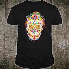 5 out of 5 stars. Floral Design Mexico Day Of The Dead Mexican Sugar Skull Art Shirt