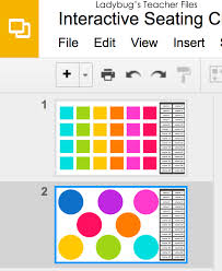 A Google Drive Seating Chart Ladybugs Teacher Files