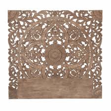 Tete De Lit Sculptee En Manguier Massif L 160 Cm Himalaya Tete De Lit Sculptee Tete De Lit Orientale Tete De Lit Maison Du Monde