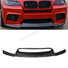 E71 X6 Car Styling Plain Carbon Fiber Auto Front Lip Spoiler For Bmw E71 X6 M Bumper 2010 2014 Car Front Bmw X6 Bmw