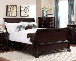 Amazing King Sleigh Bed With Drawer Storage And There Are Nightstand Dormitorios Camas Hogar