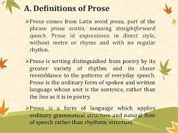 Prose Definitions Of Prose Prose Comes From Latin Word Prosa Prose Prose Poem Latin Words